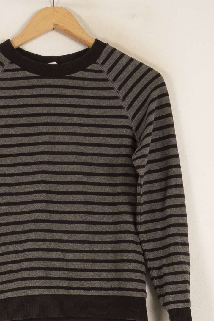Sweatshirt Gris et Noir - Taille S/36 de la marque Maison 123 | PARAD49049 - Vendu par Paradigme - Image 3