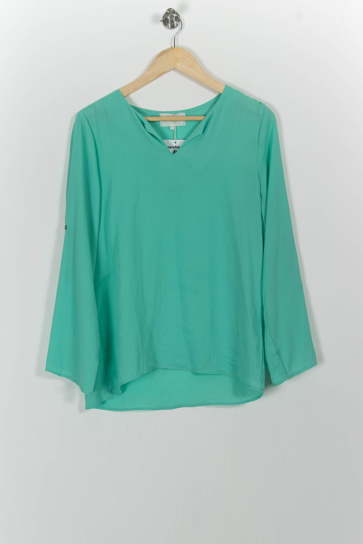 Blouse Verte - Taille M/38 de la marque Sud express | PARAD49051 - Vendu par Paradigme - Image 2