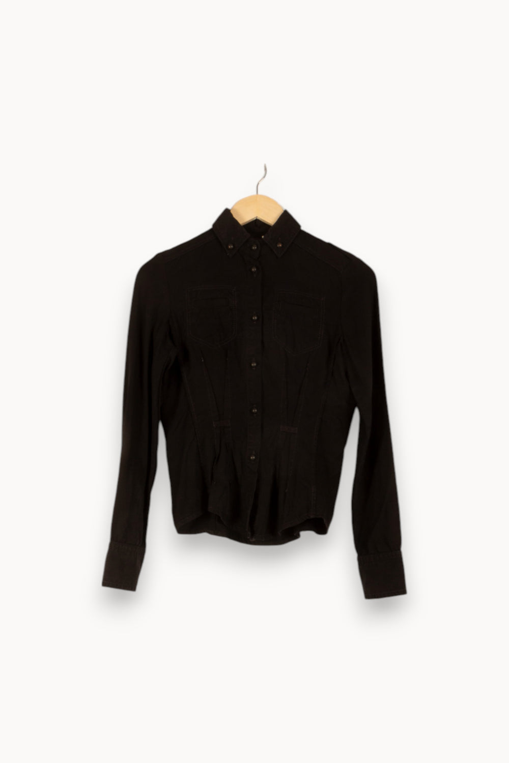 Chemise Noire - Taille S/36 de la marque One Step | PARAD49054 - Vendu par Paradigme - Image 2