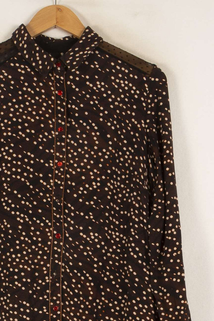 Chemise Marron et Beige - Taille L/40 de la marque One Step | PARAD49057 - Vendu par Paradigme - Image 3