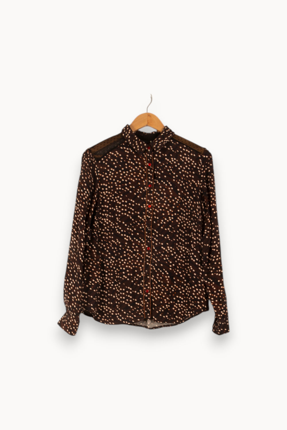 Chemise Marron et Beige - Taille L/40 de la marque One Step | PARAD49057 - Vendu par Paradigme - Image 2