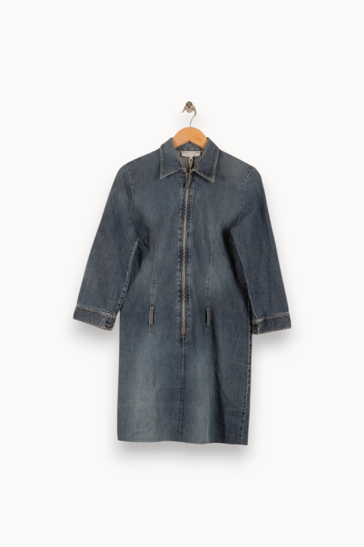 Robe Chemise Bleue - Taille L/40 de la marque Gerard Darel | PARAD49061 - Vendu par Paradigme - Image 2
