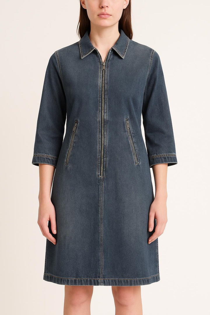 Robe Chemise Bleue - Taille L/40 de la marque Gerard Darel | PARAD49061 - Vendu par Paradigme - Image 1