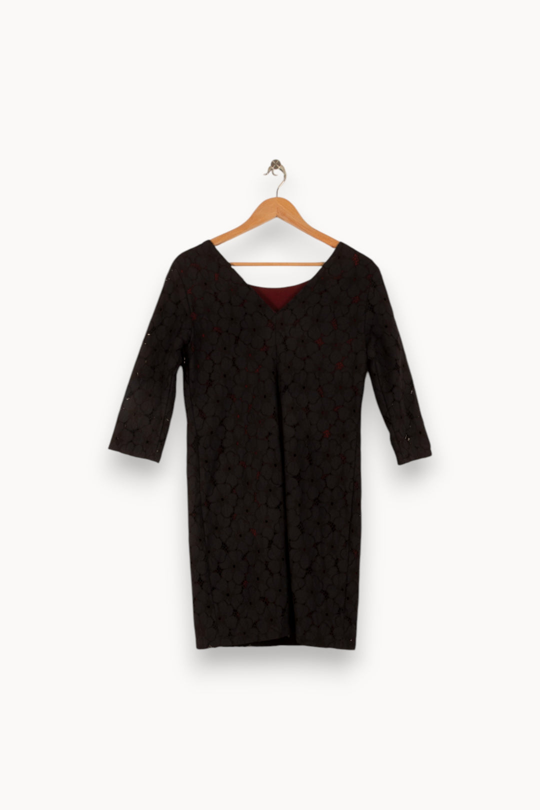 Robe Droite Noire - Taille M/38 de la marque I.Code | PARAD49066 - Vendu par Paradigme - Image 4