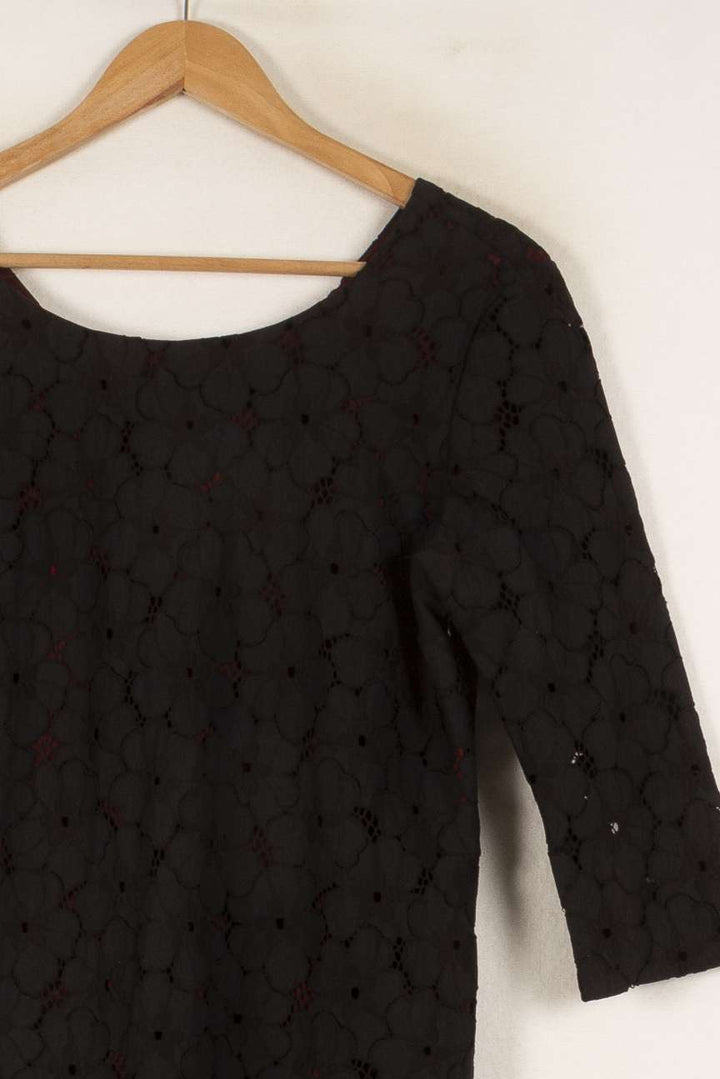 Robe Droite Noire - Taille M/38 de la marque I.Code | PARAD49066 - Vendu par Paradigme - Image 3