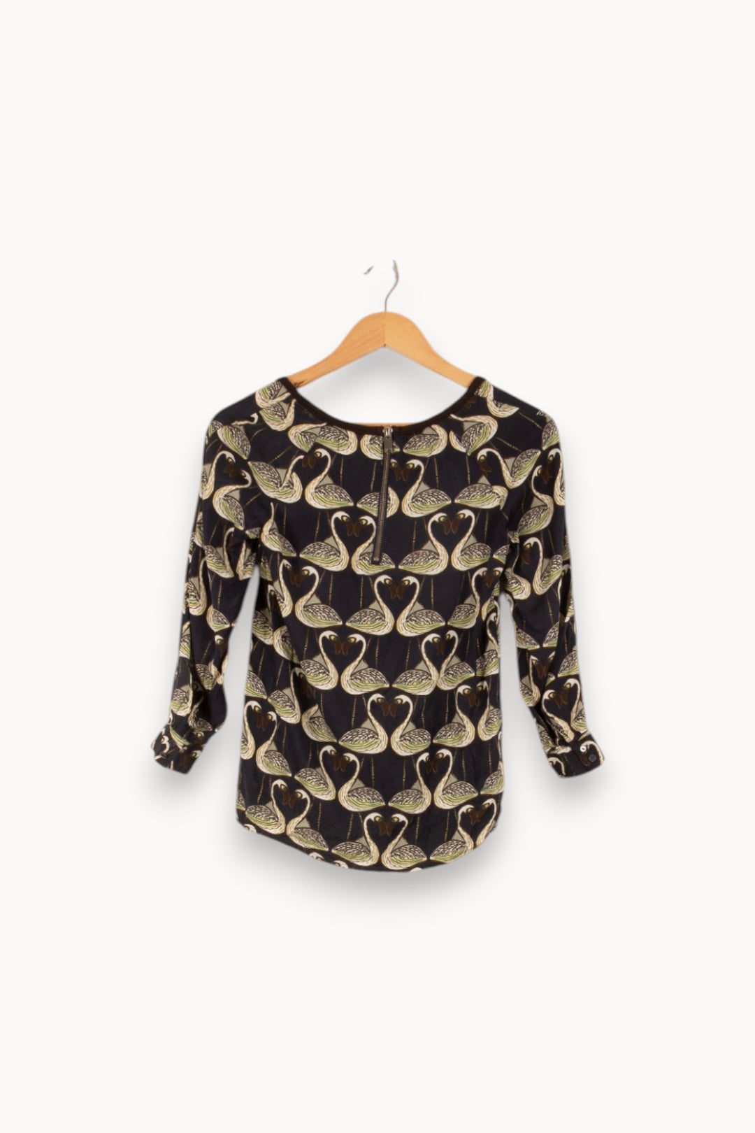 Blouse Noire et Beige - Taille XS/34 de la marque One Step | PARAD49076 - Vendu par Paradigme - Image 4