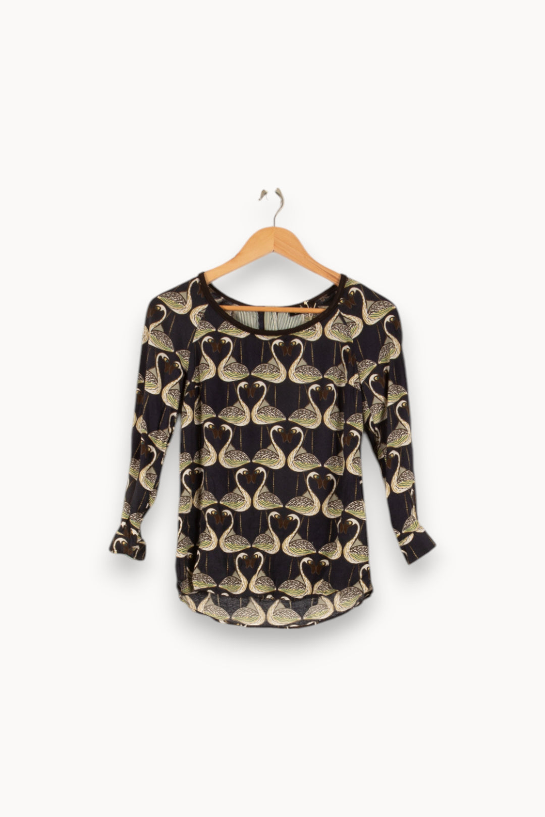 Blouse Noire et Beige - Taille XS/34 de la marque One Step | PARAD49076 - Vendu par Paradigme - Image 2
