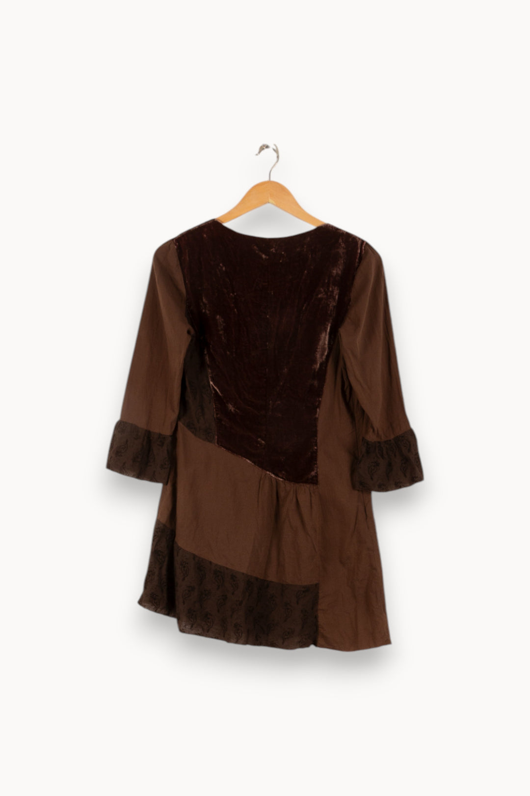 Robe Midi Marron - Taille M/38 de la marque One Step | PARAD49077 - Vendu par Paradigme - Image 4
