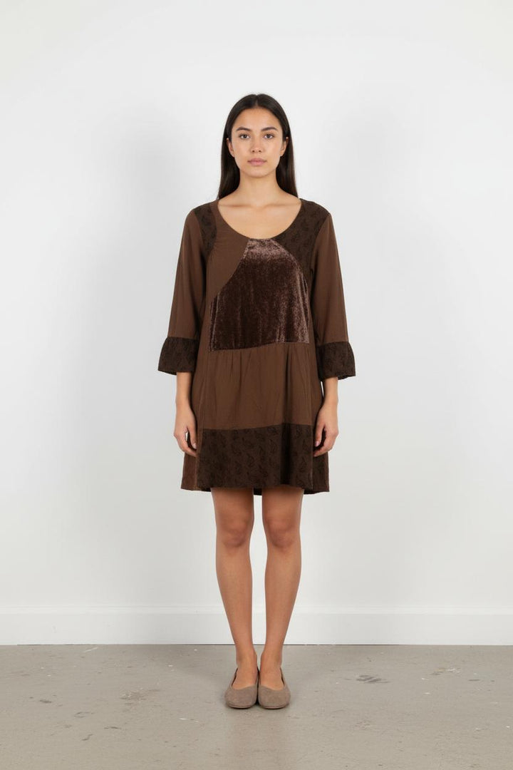 Robe Midi Marron - Taille M/38