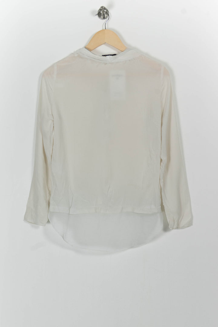Blouse Blanche - Taille S/36 de la marque Sandro | PARAD49078 - Vendu par Paradigme - Image 4