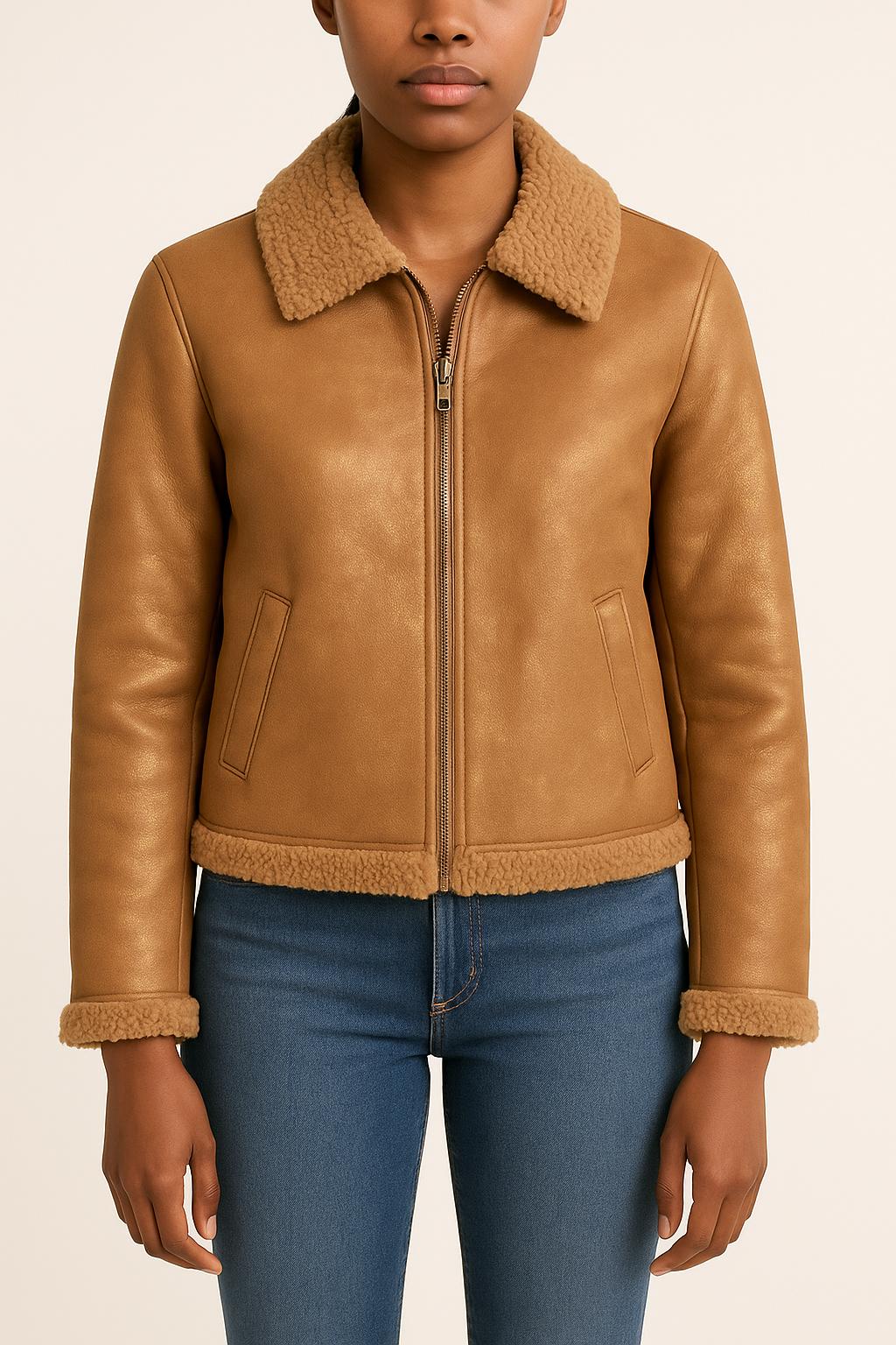 Blouson Doré - Taille S/36 de la marque Sud express | PARAD49101 - Vendu par Paradigme - Image 1
