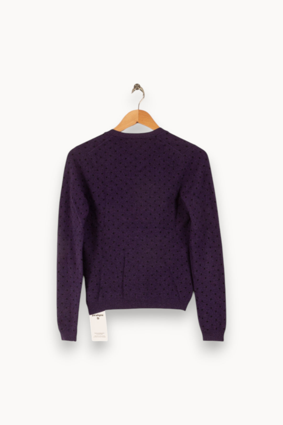Cardigan Violet - Taille S/36 de la marque Eric Bompard | PARAD49102 - Vendu par Paradigme - Image 4