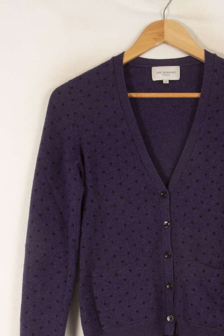 Cardigan Violet - Taille S/36 de la marque Eric Bompard | PARAD49102 - Vendu par Paradigme - Image 3