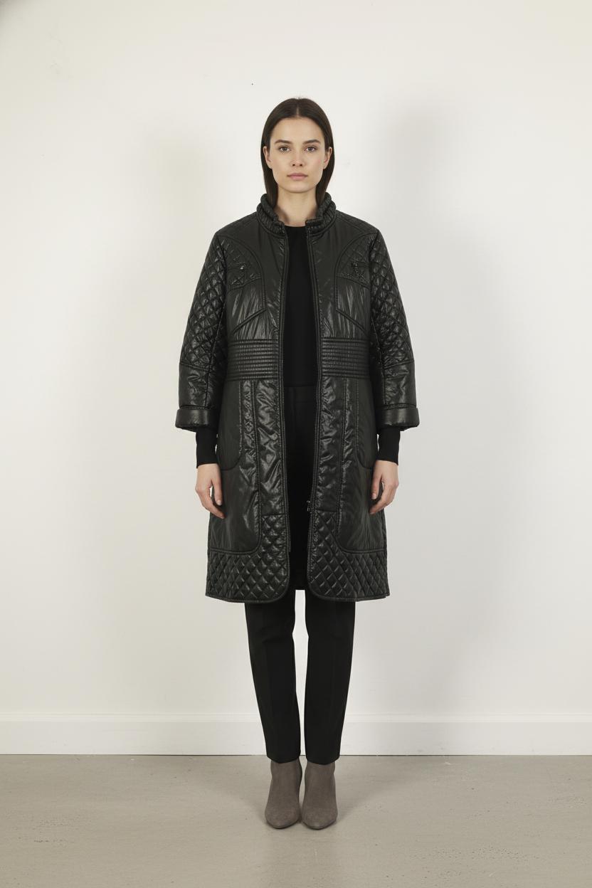 Manteau Matelassé Noir - Taille XXL/44