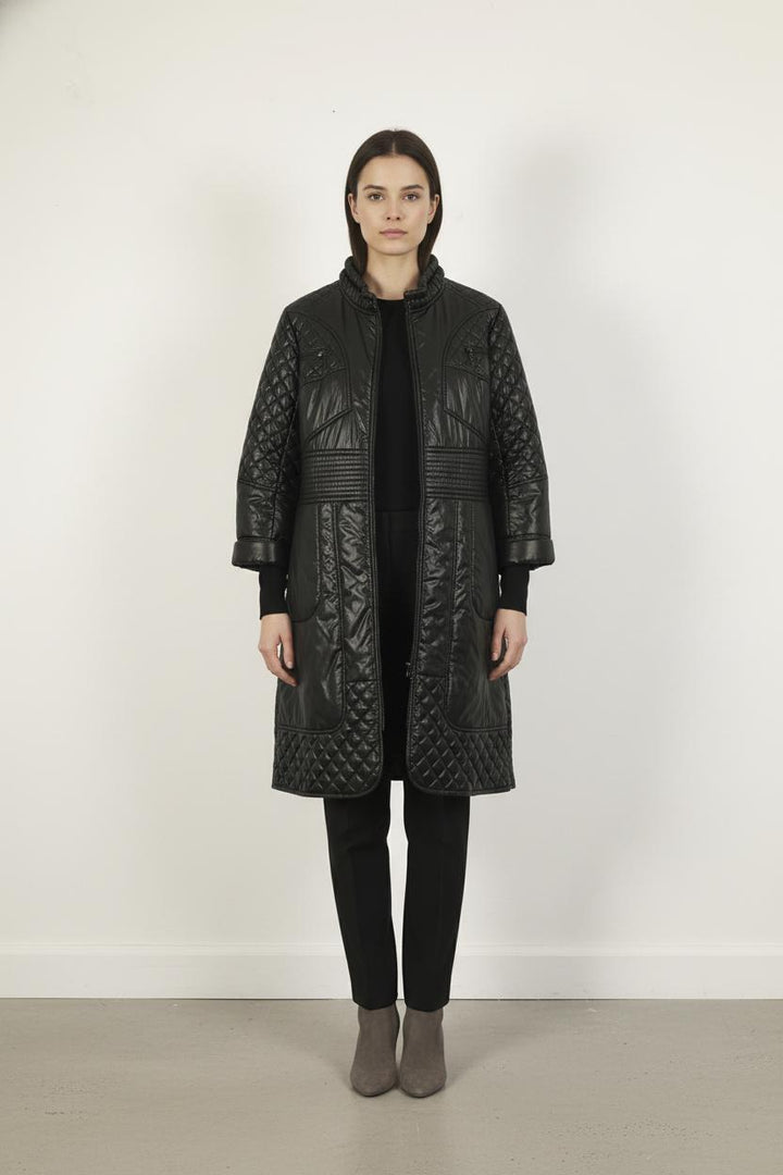 Manteau Matelassé Noir - Taille XXL/44