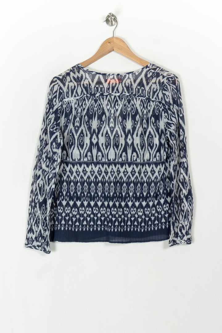 Blouse Bleu et Blanc - Taille S/36 de la marque ba&amp;sh | PARAD49123 - Vendu par Paradigme - Image 5
