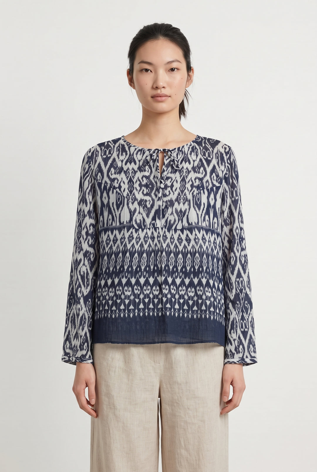 Blouse Bleu et Blanc - Taille S/36 de la marque ba&amp;sh | PARAD49123 - Vendu par Paradigme - Image 1