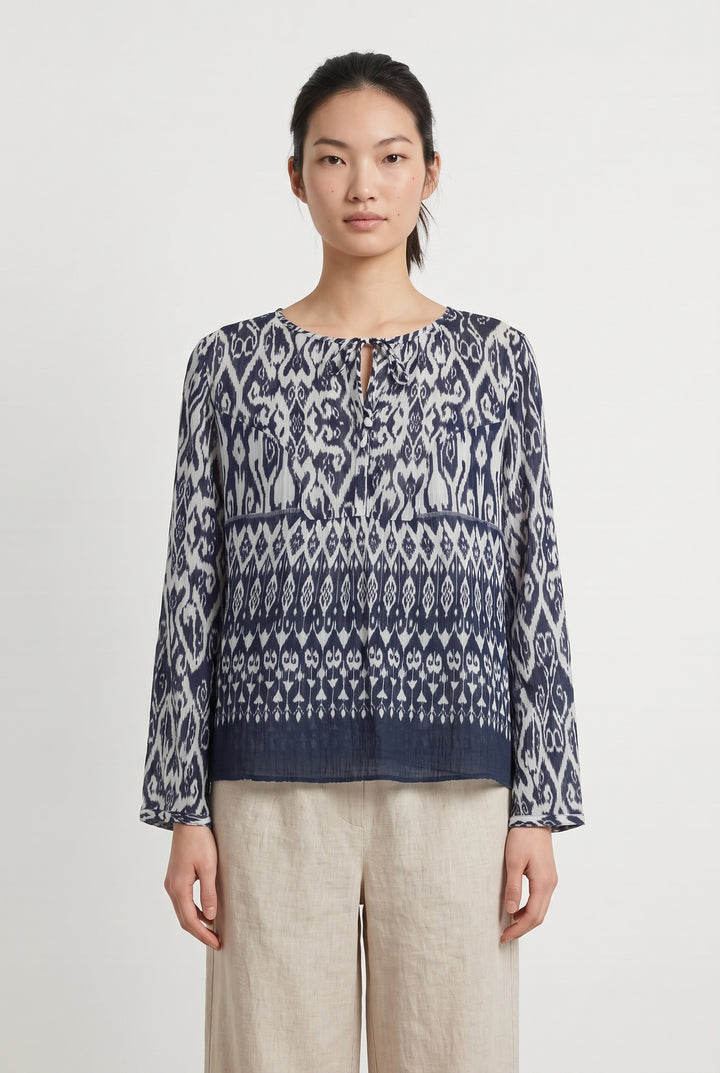 Blouse Bleu et Blanc - Taille S/36 de la marque ba&amp;sh | PARAD49123 - Vendu par Paradigme - Image 1