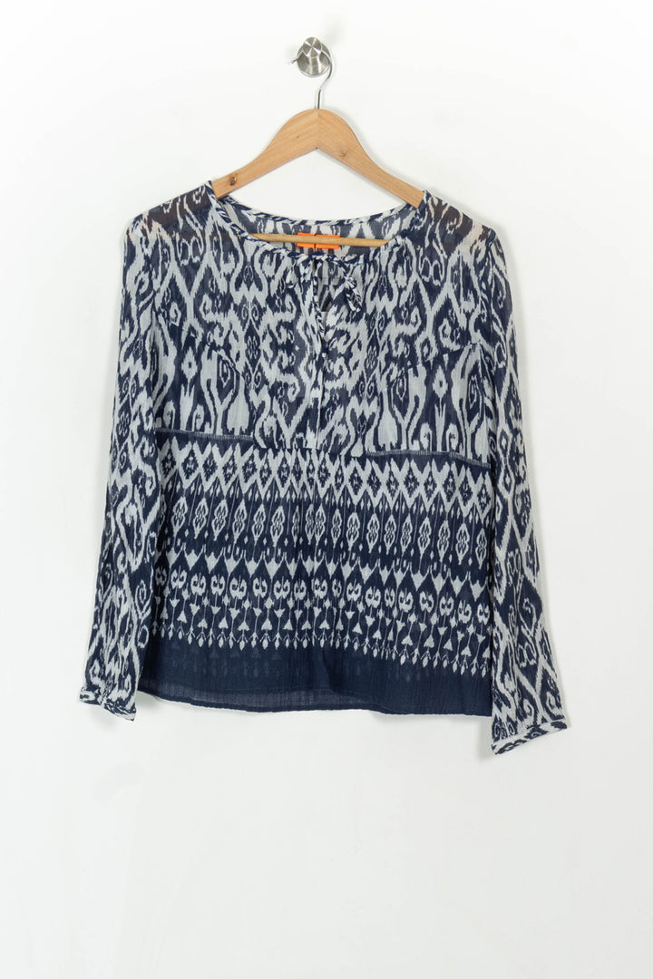 Blouse Bleu et Blanc - Taille S/36 de la marque ba&amp;sh | PARAD49123 - Vendu par Paradigme - Image 2