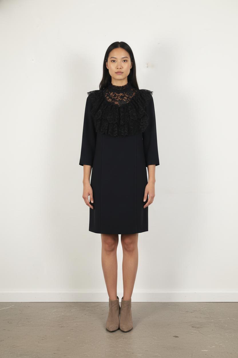 Robe en Dentelle Noire - Taille M/38