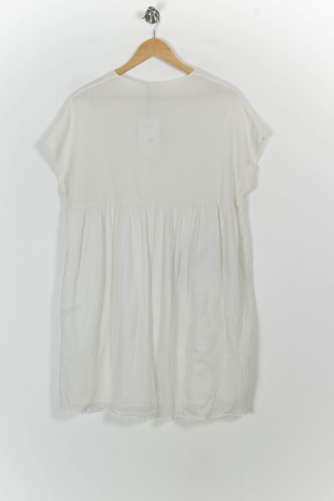 Robe Ample Blanche - Taille XS/34 de la marque American Vintage | PARAD49127 - Vendu par Paradigme - Image 4