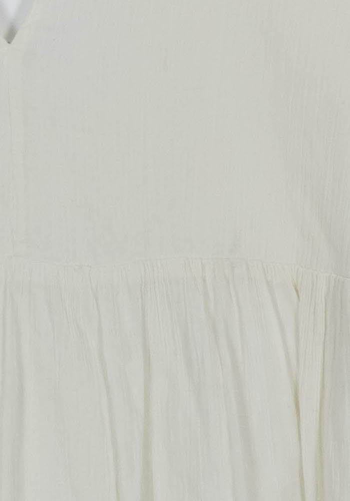 Robe Ample Blanche - Taille XS/34 de la marque American Vintage | PARAD49127 - Vendu par Paradigme - Image 3