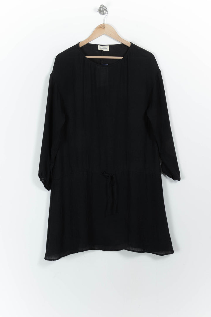Robe Droite Noire - Taille S/36 de la marque American Vintage | PARAD49129 - Vendu par Paradigme - Image 2