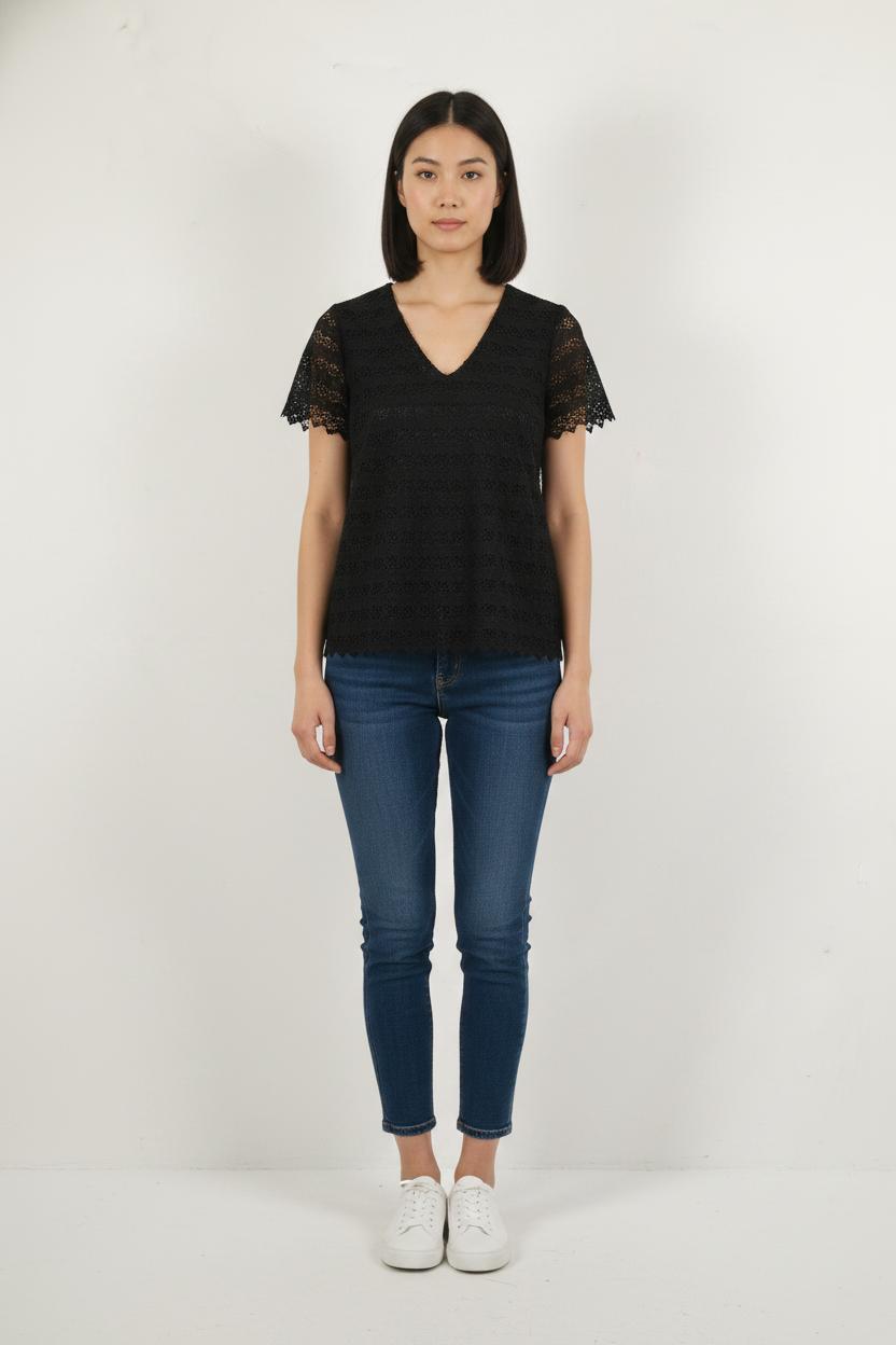 Blouse Noire - Taille L/40