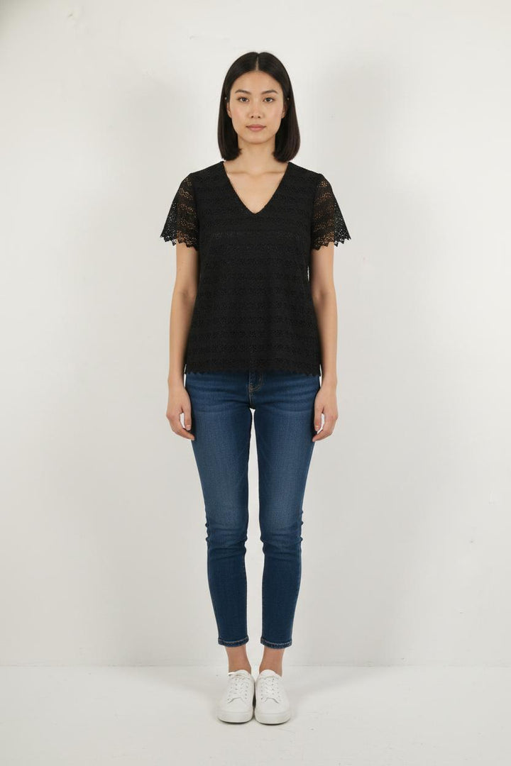 Blouse Noire - Taille L/40