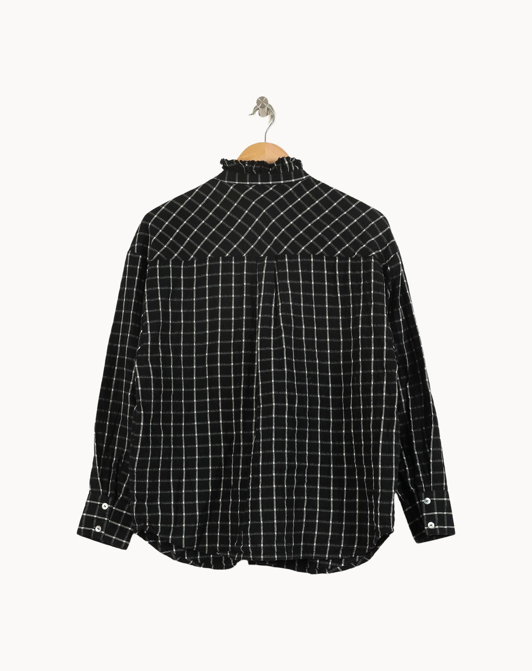 Chemise Noire et Blanche - Taille L/40 de la marque Galeries Lafayette | PARAD49140 - Vendu par Paradigme - Image 4