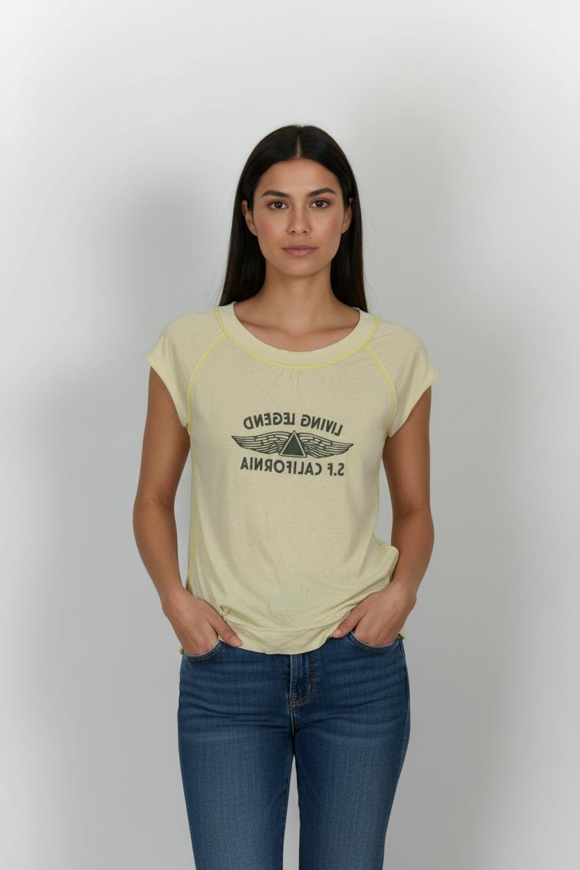 Tee-shirt Jaune - Taille M/38 de la marque Levi's | PARAD49154 - Vendu par Paradigme - Image 1