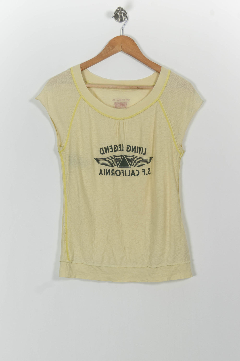 Tee-shirt Jaune - Taille M/38 de la marque Levi's | PARAD49154 - Vendu par Paradigme - Image 2
