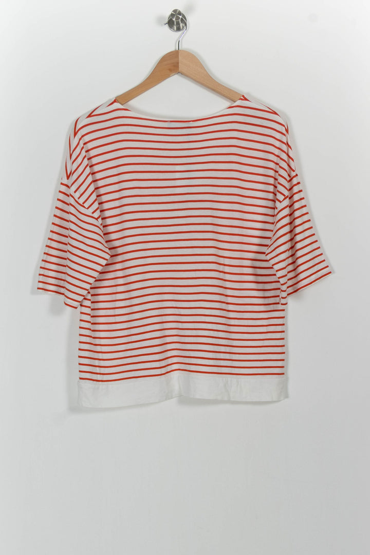 Tee-shirt Blanc et Rouge - Taille L/40 de la marque Caroll | PARAD49156 - Vendu par Paradigme - Image 4