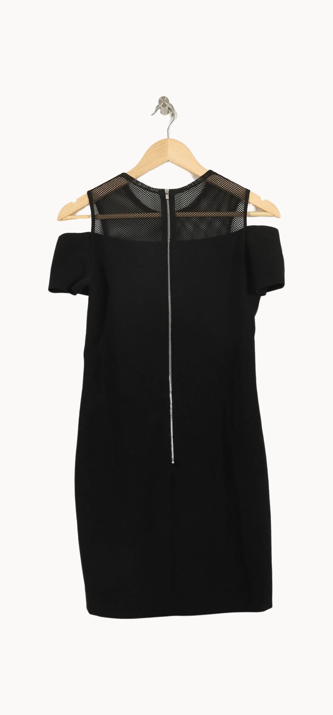 Robe Épaules Dénudées Noire - Taille S/36 de la marque Sandro | PARAD49157 - Vendu par Paradigme - Image 4