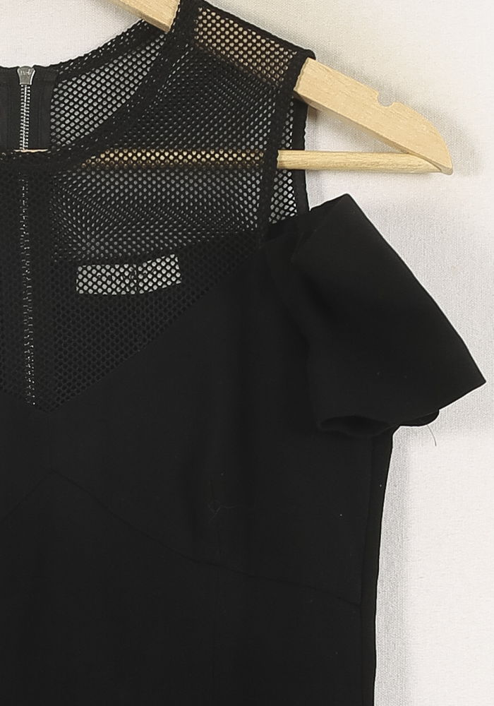 Robe Épaules Dénudées Noire - Taille S/36 de la marque Sandro | PARAD49157 - Vendu par Paradigme - Image 3