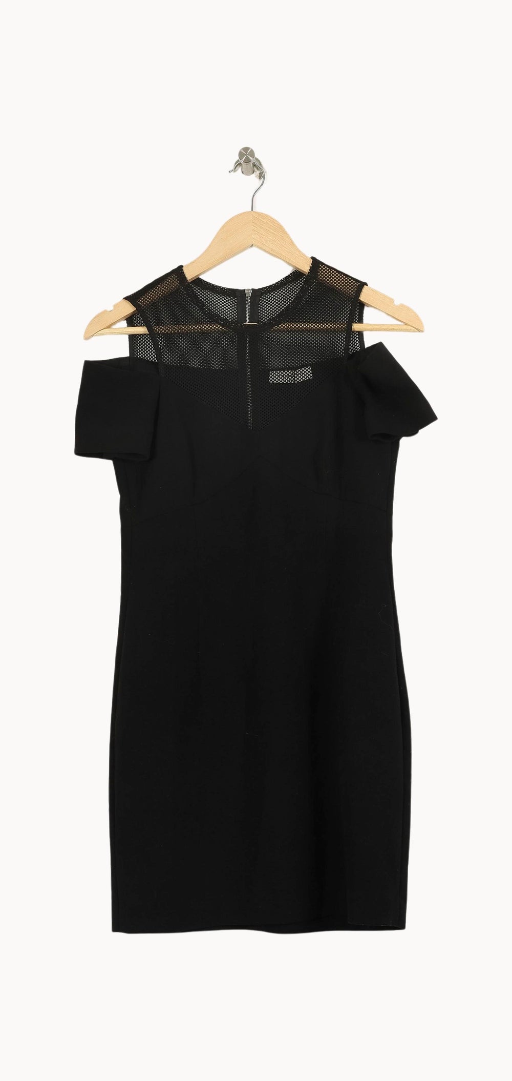 Robe Épaules Dénudées Noire - Taille S/36 de la marque Sandro | PARAD49157 - Vendu par Paradigme - Image 2