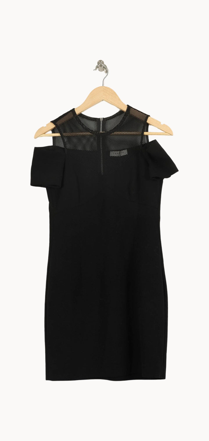 Robe Épaules Dénudées Noire - Taille S/36 de la marque Sandro | PARAD49157 - Vendu par Paradigme - Image 2