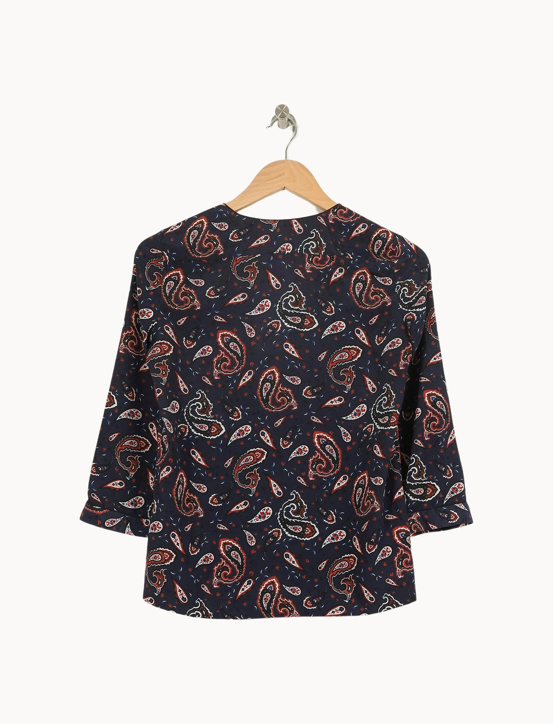 Blouse Bleu et Rouge - Taille S/36 de la marque Claudie Pierlot | PARAD49160 - Vendu par Paradigme - Image 4