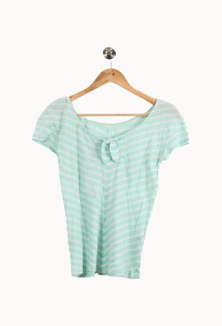 Tee-shirt Vert et Blanc - Taille M/38 de la marque Comptoir des Cotonniers | PARAD49168 - Vendu par Paradigme - Image 4