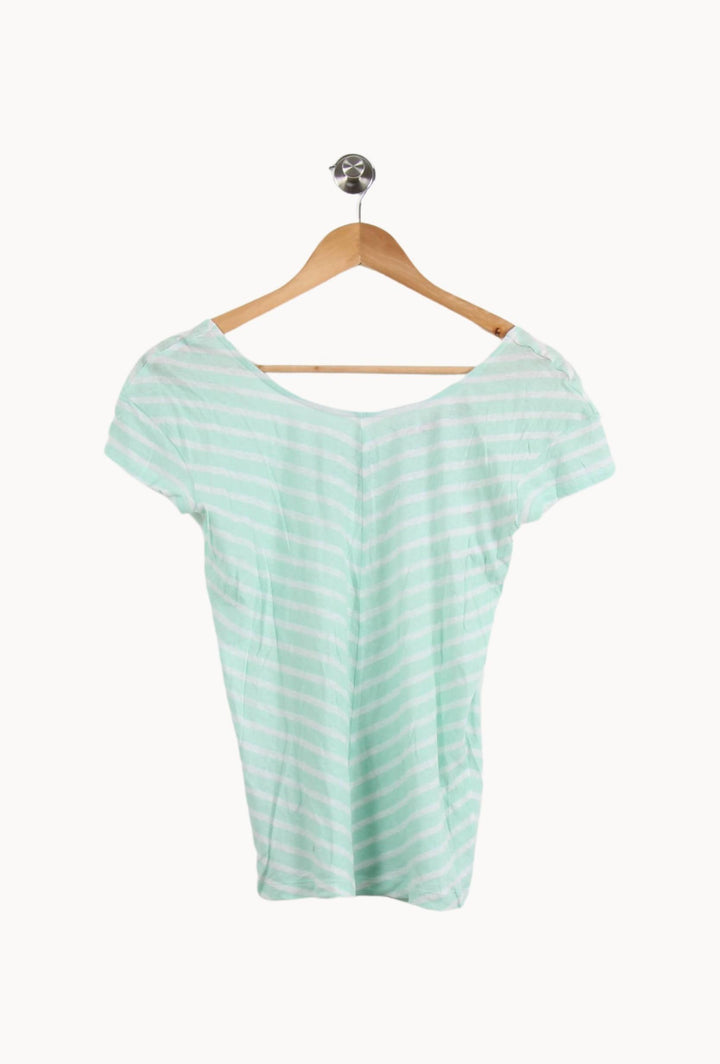 Tee-shirt Vert et Blanc - Taille M/38 de la marque Comptoir des Cotonniers | PARAD49168 - Vendu par Paradigme - Image 2