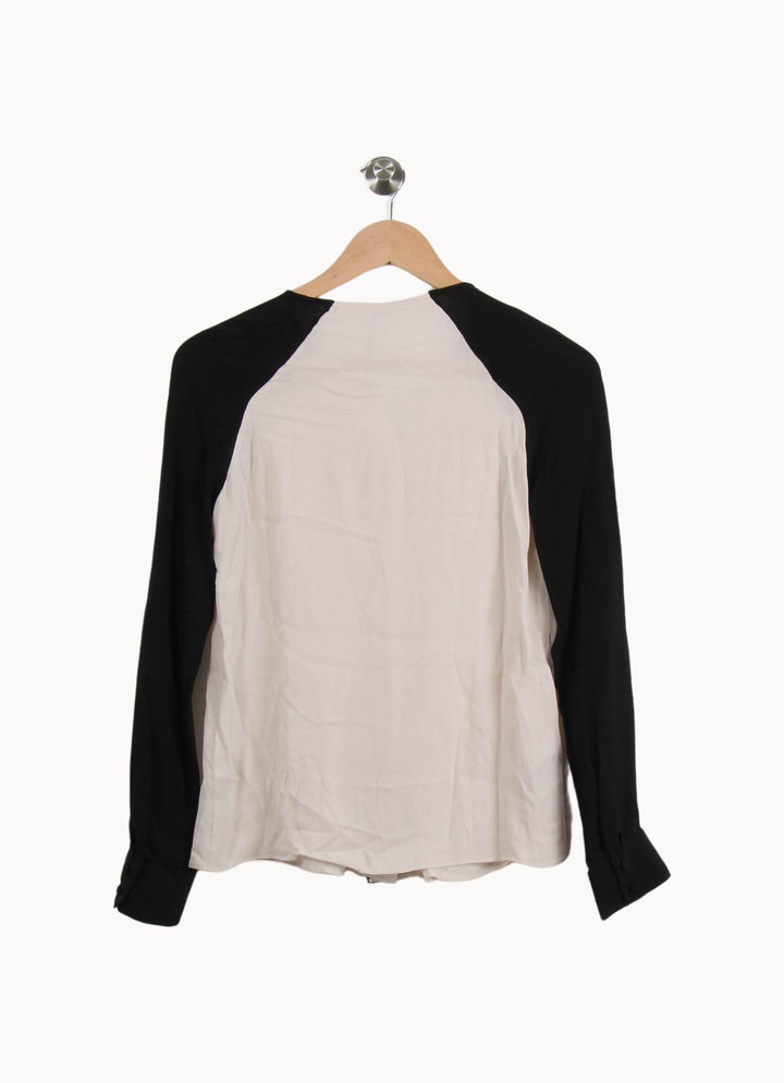 Chemise Noir et Blanche - Taille M/38 de la marque Comptoir des Cotonniers | PARAD49169 - Vendu par Paradigme - Image 4