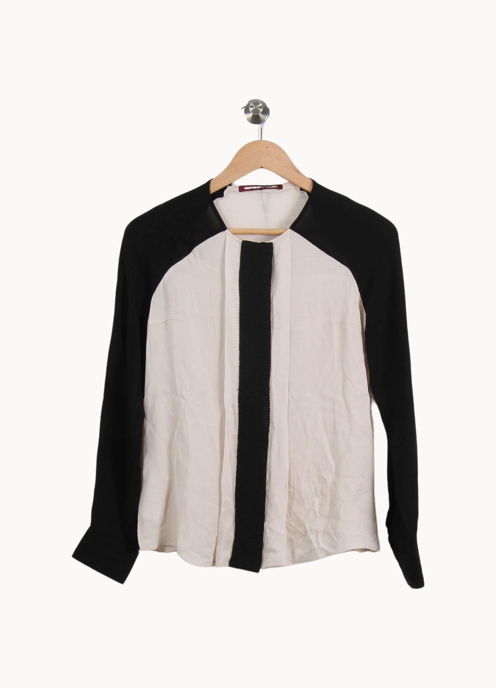Chemise Noir et Blanche - Taille M/38 de la marque Comptoir des Cotonniers | PARAD49169 - Vendu par Paradigme - Image 2