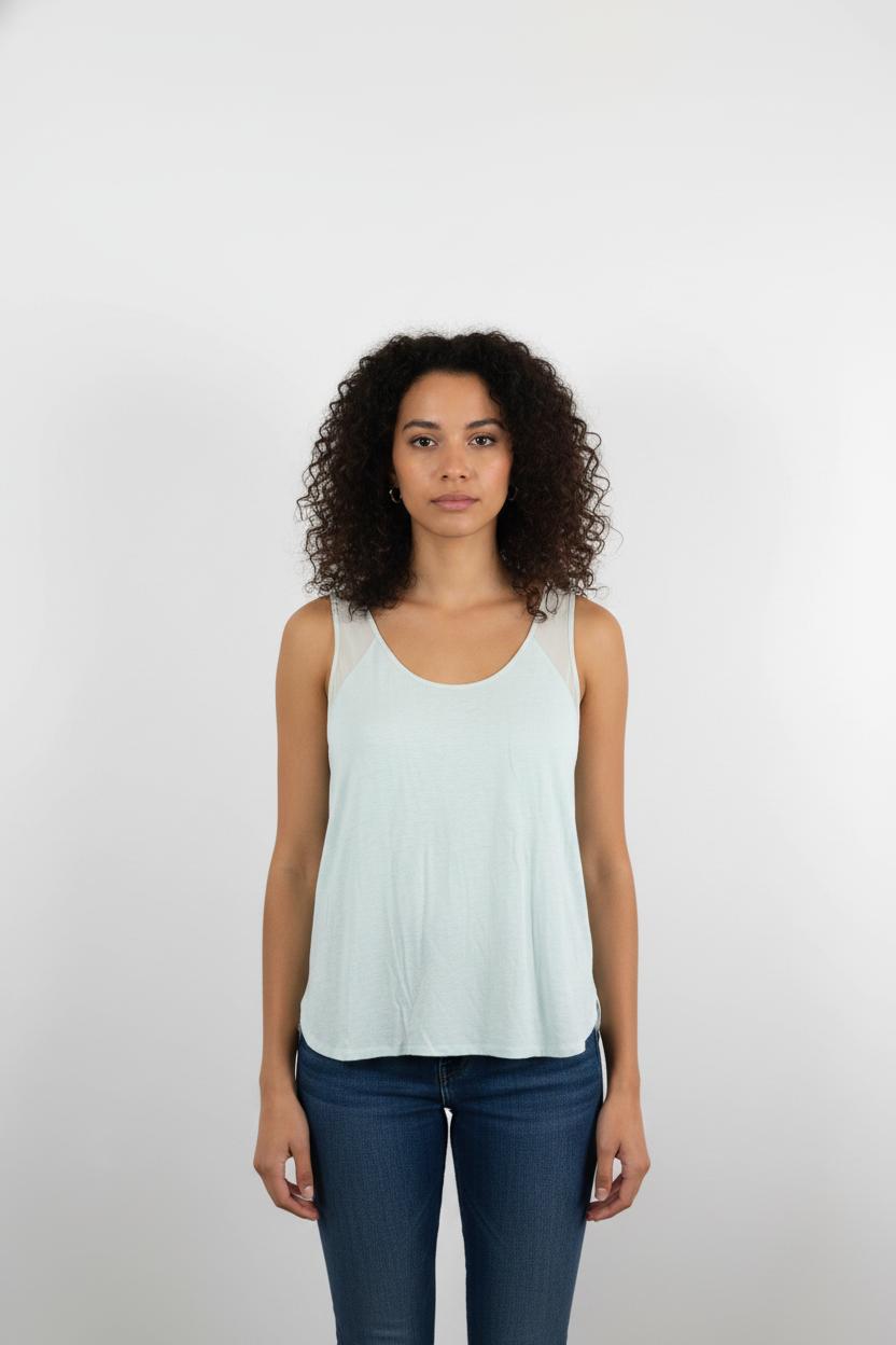 Débardeur Vert et Blanc - Taille M/38