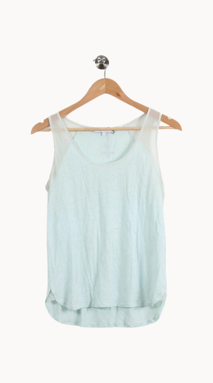 Débardeur Vert et Blanc - Taille M/38 de la marque Sandro | PARAD49171 - Vendu par Paradigme - Image 2