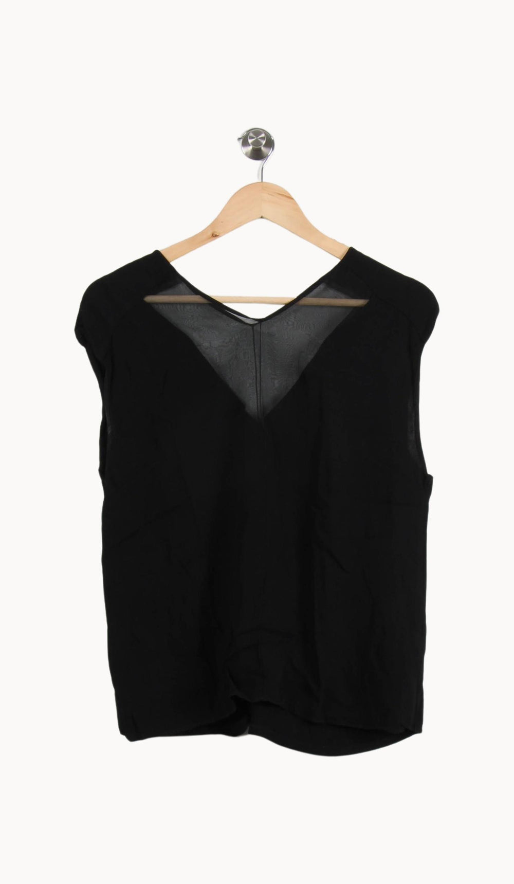 Débardeur Noir - Taille L/40 de la marque Sandro | PARAD49173 - Vendu par Paradigme - Image 2