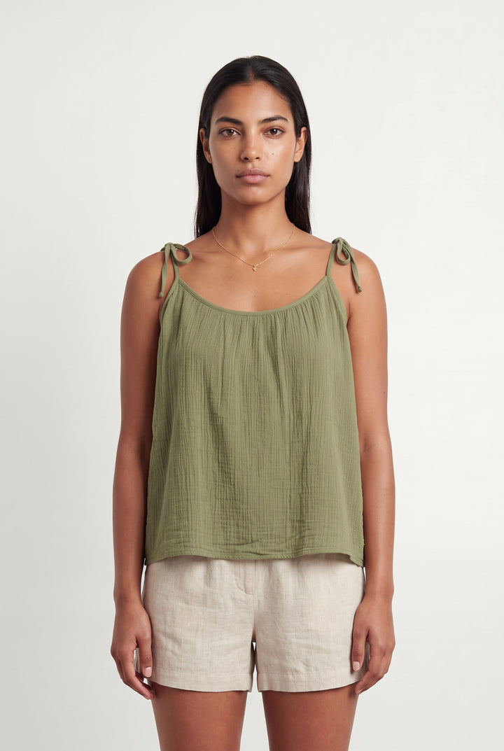 Top Vert - Taille L/40 de la marque Des petits hauts | PARAD49182 - Vendu par Paradigme - Image 1