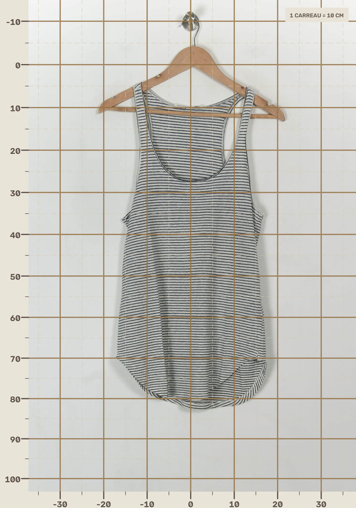 Débardeur Blanc et Noir - Taille L/40 de la marque Isabel Marant étoile | PARAD49184 - Vendu par Paradigme - Image 4