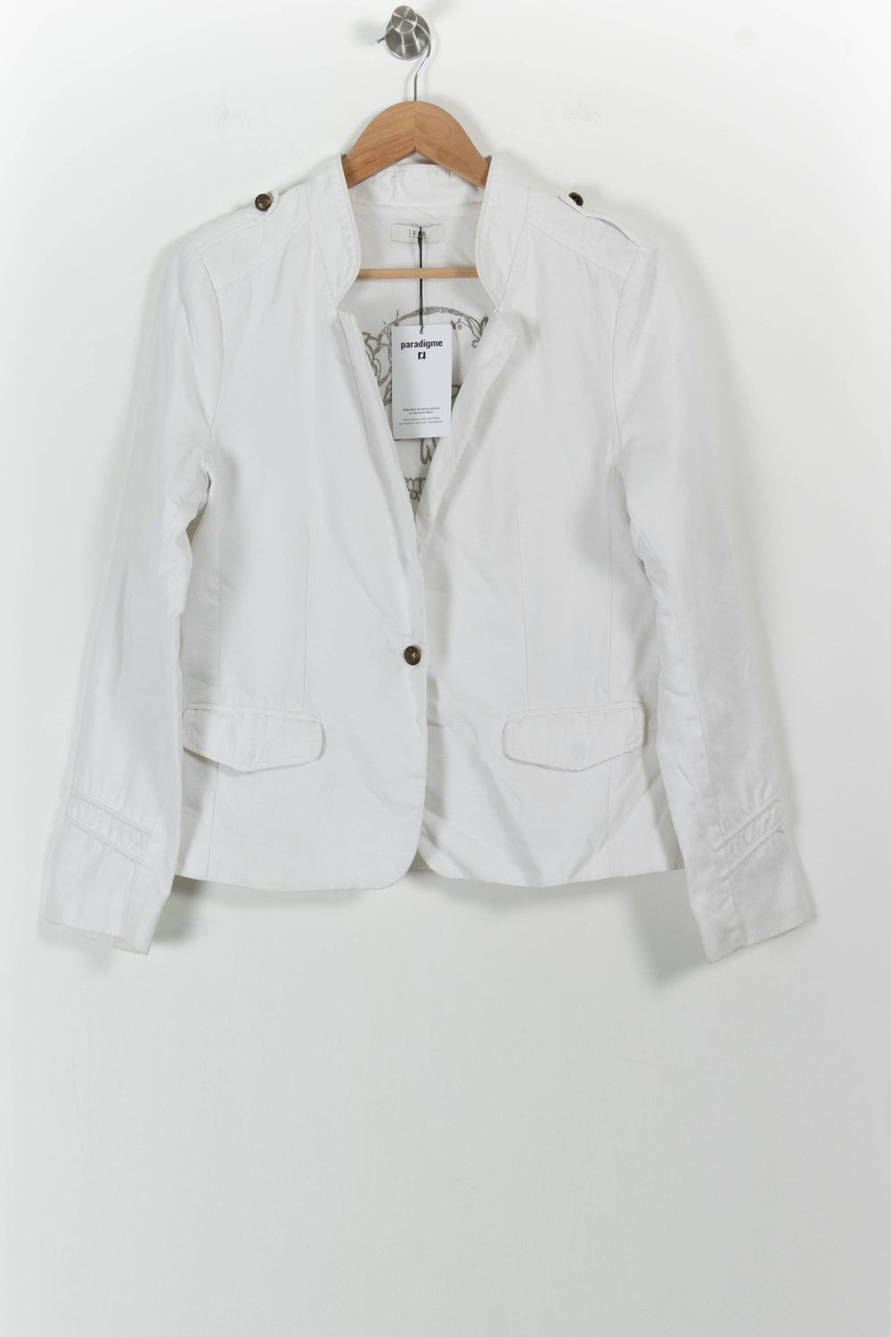Veste Blanche - Taille XL/42 de la marque IKKS | PARAD49190 - Vendu par Paradigme - Image 2