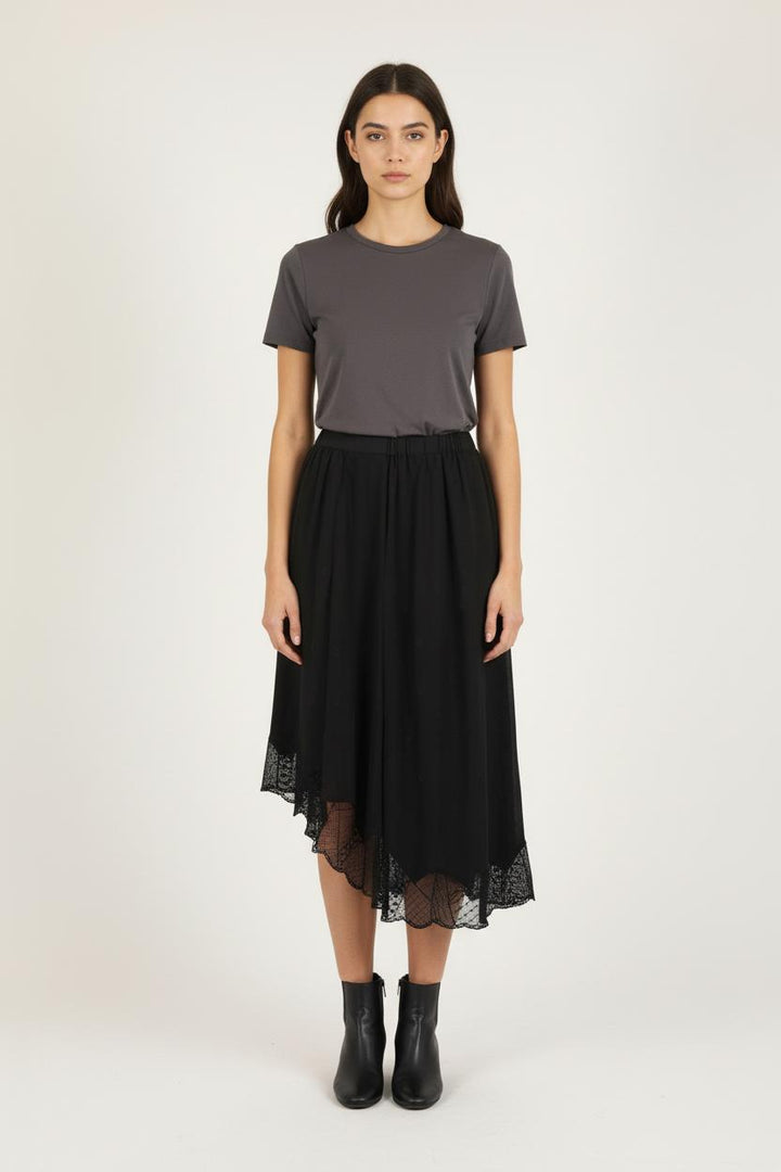 Jupe Midi Noire - Taille S/36 de la marque Zadig&Voltaire | PARAD49203 - Vendu par Paradigme - Image 1