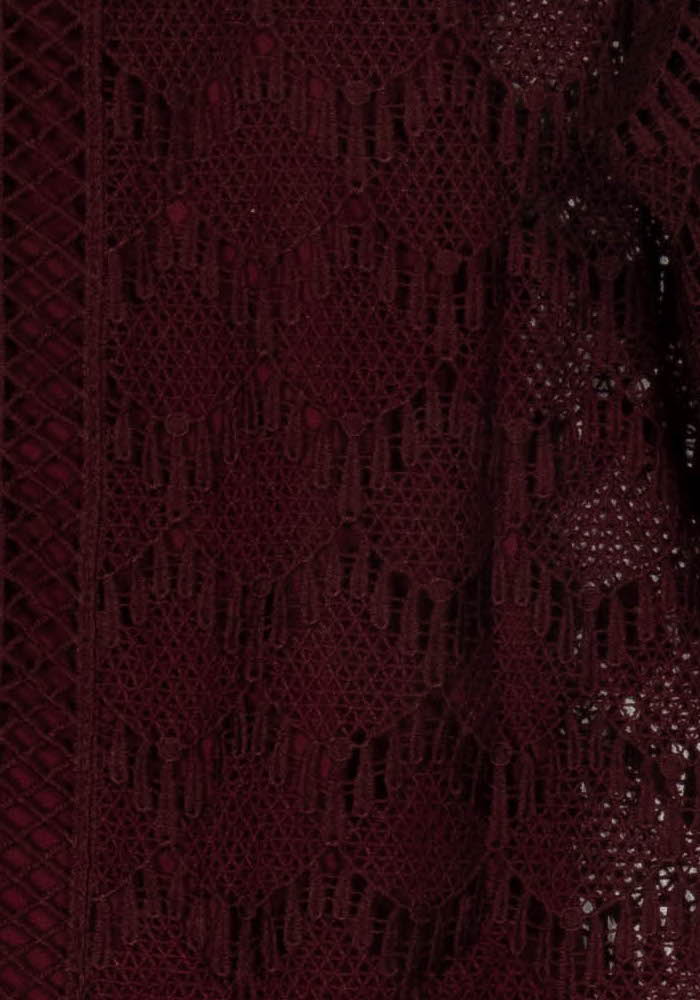 Robe Dentelle Violette - Taille XS/34 de la marque Suncoo | PARAD49208 - Vendu par Paradigme - Image 3